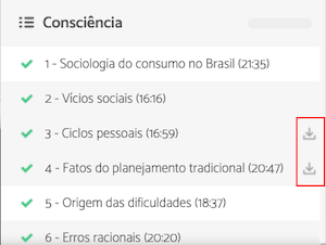 Ilustração de como realizar o download de recursos da plataforma